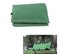 Voluxe 150 X 50 X 10Cm Swing Hammock,3-Seat Cushion Waterproof Fabric Protection Cushion Courtyard Garden Three-Seat Swing Cushion Ultra-Lightweight Foldable(Green)