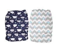 Voluxe Wipeable Changing Pad Covers, Changing Table Sheets, Changing Pad Cover, Changing Pad Cover for Summer for Spring for Autumn for Winter(2 pieces (whale + cloud), One size)