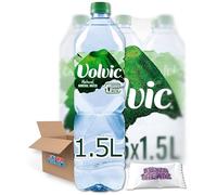 Volvic Natural Mineral Water - 6x1.5L Still Water Bottles - Boxed Treatz