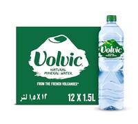 Volvic Natural Mineral Water 1.5 Litre (Pack of 12)