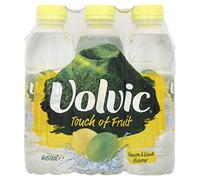 Volvic Touch of Fruit Lemon & Lime Flavoured Water 6 x 500ml