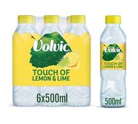 Volvic Touch of Fruit Lemon & Lime Flavoured Water, 6x500ml