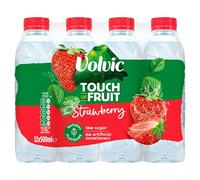 Volvic Touch of Fruit Low Sugar Strawberry Natural Flavoured Water, 12 x 500ml