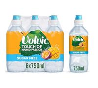 Volvic Touch of Fruit Mango & Passion Fruit Sugar-Free Still Flavoured Water 6x750ml