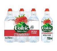 Volvic Touch of Fruit Strawberry Sports Cap 750ml (Pack of 6 x 75cl)