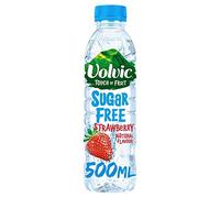 Volvic Touch of Fruits Sugar Free Strawberry Flavoured Water 12 Bottles 500 ml (Pack of 2, Total 24 Bottles)