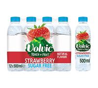 Volvic Touch of Fruit Sugar Free Strawberry Flavoured Water, 12 x 500 ml