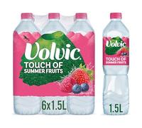 Volvic Touch of Fruit Summer Fruits Flavoured Water, 6x1.5L