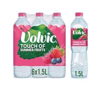 Volvic Touch of Fruit Summer Fruits Still Flavoured Water Multipack 6x1.5L