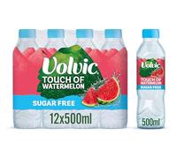 Volvic Touch of Fruit Sugar Free Watermelon Flavoured Water, 12x500ml