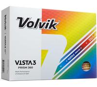 Volvik 2024 New Vista 3 Prisim Dozen (12 Balls), Premium Tour Series High Veloc