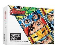 Volvik 2024 Powersoft Marvel Dozen (12 Pack) of Superhero Golf Balls Including Iron Man, Thor, The Hulk and Captain America, White
