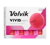 Volvik BCRF: Vivid Soft Matte Finish Pink Golf Balls (One Dozen)