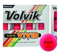 VOLVIK Box of 12 Vivid Pink Golf Balls