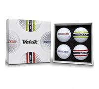 Volvik Condor S3 & S4 Golf Ball Trial Pack - 4 Ball Set, Tour Soft Feel, Premium Urethane Cover, High Distance & Control, White Carbon Technology