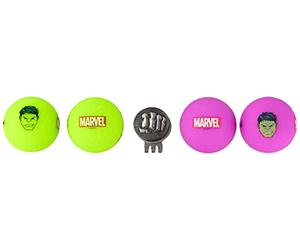 Volvik Marvel Golf Balls - Various Superhero Gift Sets - Spiderman/Hulk/Thor/Black Panther/Captain America/Iron Man | four ball and ball marker gift set volvikxmarvel