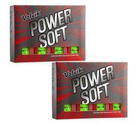 Volvik Power Soft Explosive Ball Speed Golf Balls 2 Dozen (24 Balls) - Green Color