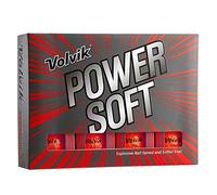 Volvik Power Soft Golf Ball Pack - Red, 12 pack