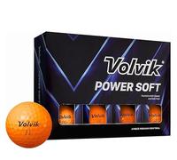 Volvik Powersoft Orange Golf Balls - New for 2025, 75 Compression, Glossy, 2 Piece Single Core, High Visibility, 12 Pack