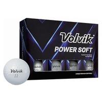 Volvik Powersoft White Golf Balls - New for 2025, 75 Compression, Glossy, 2 Piece Single Core, Classic White, 12 Pack