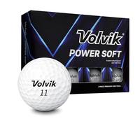 Volvik Powersoft White Golf Balls - New for 2025, 75 Compression, Glossy, 2 Piece Single Core, Classic White, 12 Pack