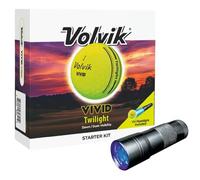Volvik Twilight Glow in the Dark Golf Balls (Flashlight Combo Pack, Yellow)