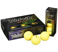 Volvik Unisex Adult Vivid Golf Balls - Yellow, NA