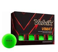 Volvik ViMat Green Golf Balls - New for 2025, 85 Compression, Matte, 2 Piece Single Core, Bold Green, 12 Pack