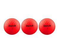 Volvik VIMAT Soft Golf Balls - 3 Ball Sleeve (Red)