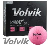 VOLVIK VIMAT SOFT MATTE FINISH 2 PIECE GOLF BALLS -ALL COLOURS -3 PACKS & DOZENS