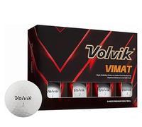 Volvik ViMat White Golf Balls - New for 2025, 85 Compression, Matte, 2 Piece Single Core, Enhanced Control, 12 Pack