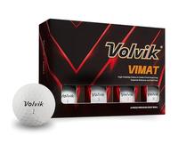 Volvik ViMat White Golf Balls - New for 2025, 85 Compression, Matte, 2 Piece Single Core, Enhanced Control, 12 Pack