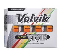 Volvik Vivid Golf Balls - Matte Orange, Dozen