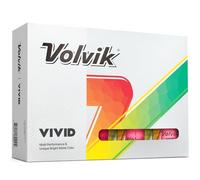 Volvik Vivid Matte Golf Balls (One Dozen) (Pink)