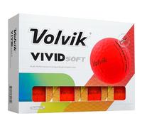 Volvik Vivid Soft Golf Balls (One Dozen) (Red)