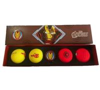 Volvik Vivid Soft Marvel Iron Man Golf Balls (4 Pack)