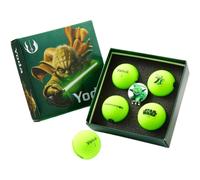 Volvik Vivid Soft Star Wars Golf Ball Gift Sets Yoda 4 Pack Green