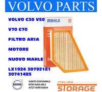 Volvo C30 V50 V70 C70 Engine Air Filter New Mahle LX1924 30792181 30741485