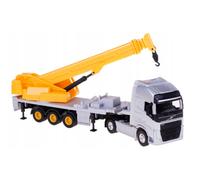 Volvo FH With Crane Swedish Truck/Lorry Model Diecast Toy 1:64 Scale Welly