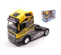 Volvo FH16 Globetrotter 750 XXL Yellow / Black 1:43 Model BBURAGO