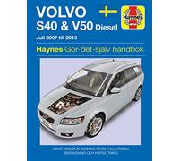 Volvo S40 and V50 (2007 - 2013) Haynes Repair Manual (svenske utgava)