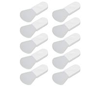 Vomeko 10Pcs Silicone Face Mask Brushes,Mud Mask Applicator,Short Handle Silicone Mask Brush,for Facial Mud, Cosmetic Mask, Facial Clay, (Fan-shaped thumb style)