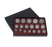 Vomeko 18Pcs Watch Dies Kit,Capping Machine Dies Watchmaker Tools,Case Repair Tool Enlarged Deepened Aluminum Alloy Metal,for Watchmaker