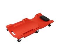Vomeko 36-Inch Automotive Work Platform - a Convenient Auto Repair Tool for Your Garage/Shop. This Blow Molded Plastic Rolling Creeper Board Features a Padded Headrest