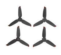 Vomeko 4pcs Carbon Fiber FPV Drone Propellers Low Noise Tri Blade Replacement Props for Enhanced Flight Stability Efficiency (Compatible with Most FPV Quadcopters)