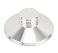 Vomeko Audiophile Record Weight Stabilizer,Aluminum Turntable LP V Inyl Disc Stabilizer 50Hz/60Hz for V Inyl Record Player(silver)
