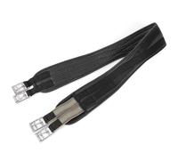 Vomeko English Chafeless Girth Contoured PU Leather Horse Girth with Stainless Steel Buckles, Anti Slip Design for Dressage Competition (Curved Anatomical Fit) (100CM)