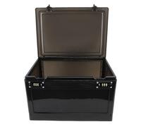 Vomeko m edicine Lock Box,Lock Box, Food Storage Container,3 Digit Combination Lock Lockable Storage Box,for Medication, Snacks, Phone, and Electronics (Full Black)