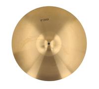 Vomeko Professional Brass Crash Cymbal Crisp Bright Jazz Cymbal for Drum Kits Durable Brass Construction for Live Performances, Studio Recording Practice (18 Inch)