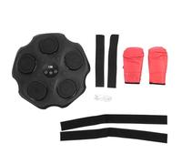 Vomeko Smart Bluetooth Music Boxing Machine Adjustable Wall Mounted Punching Target with LED Training Modes Gloves Interactive Home Workout Equipment for Kids Adults